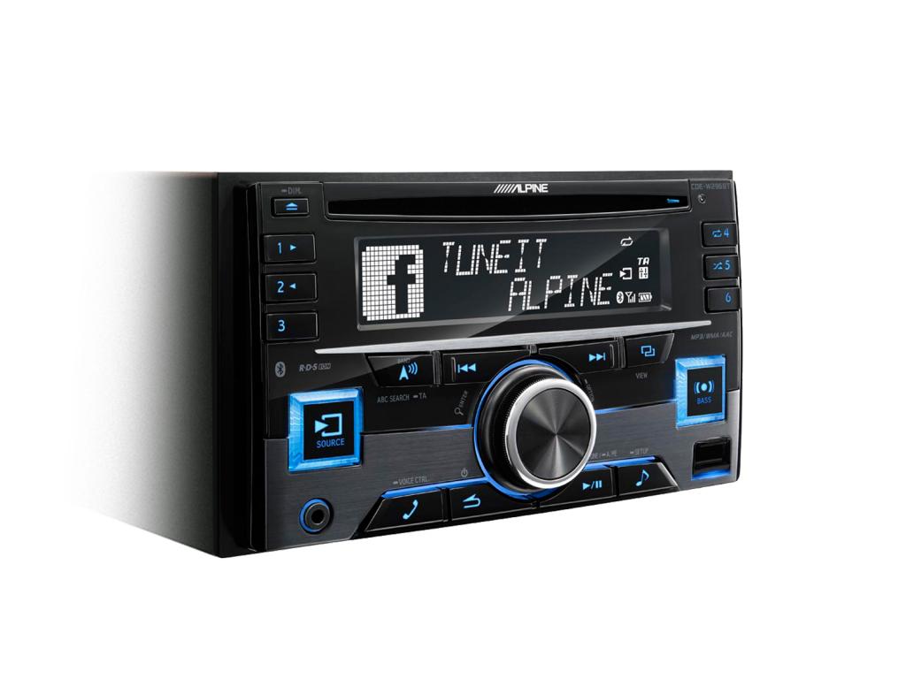 CD Player Auto Alpine CDE-W296BT