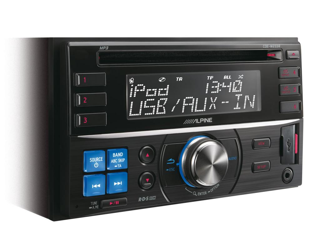 CD Player Auto Alpine CDE-W233R